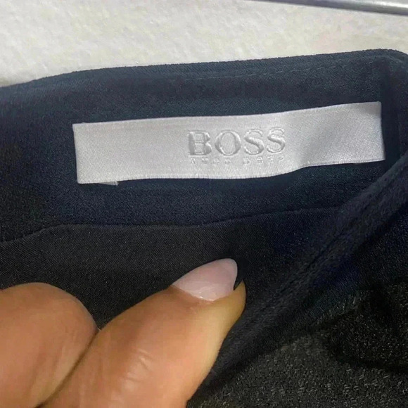 Hugo Boss Color Blocked Pencil Skirt Size 6 - Picture 7 of 9